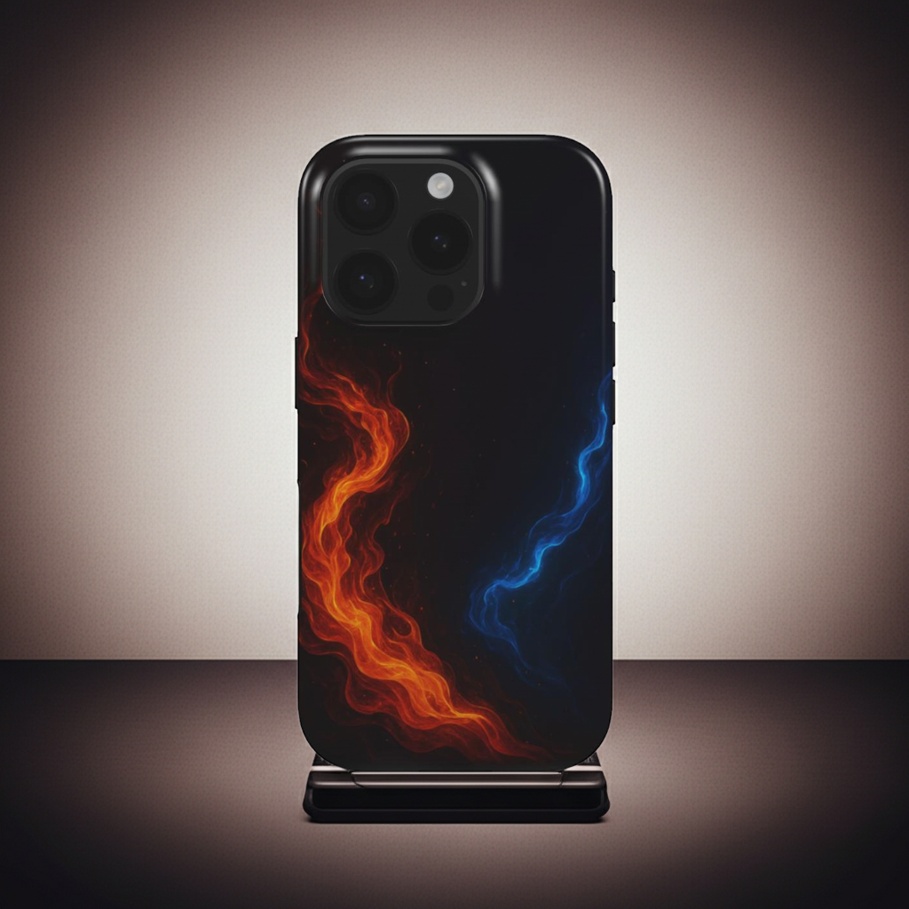 Husă tough OnePlus 11 Bebetech – vedere din spate cu design energetic dual