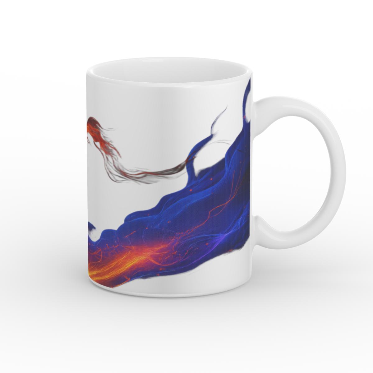 Cană glossy Bebetech 325ml – vedere cu mâner spre dreapta