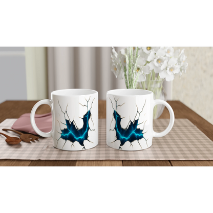 Două căni „Impact Electric” alăturate – design energetic