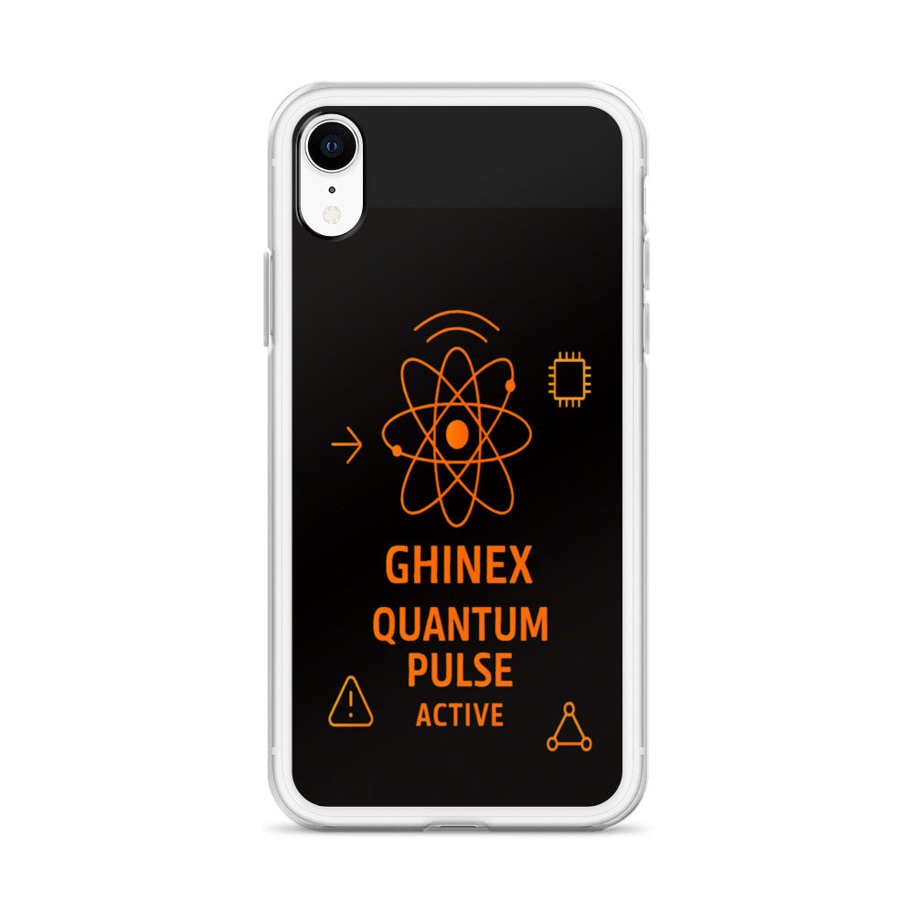 Husă iPhone GHINEX.2 Quantum Pulse Active, vedere spate, pe alt model de iPhone
