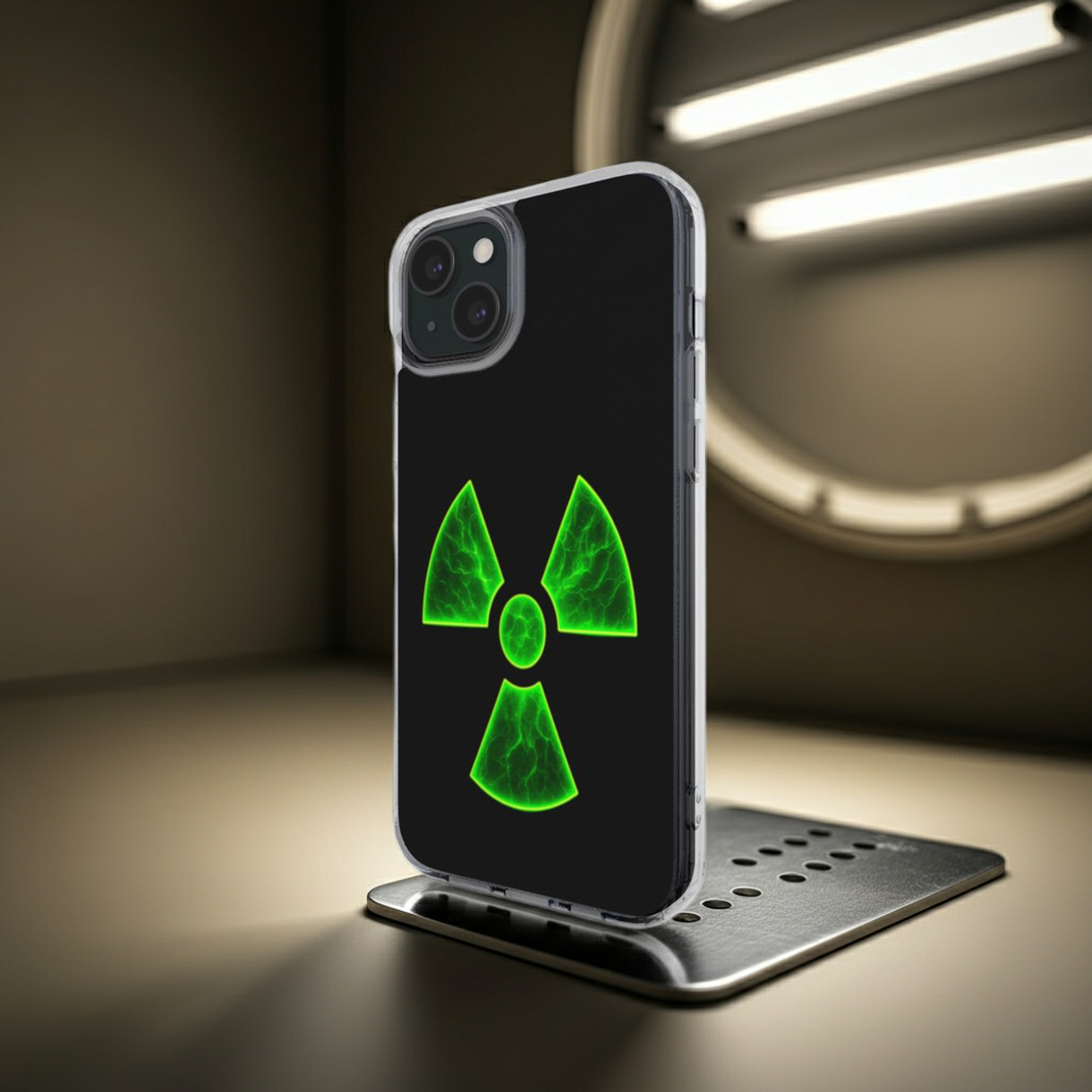 Husă Radioactive Glow pentru iPhone vedere laterală subțire și rezistentă