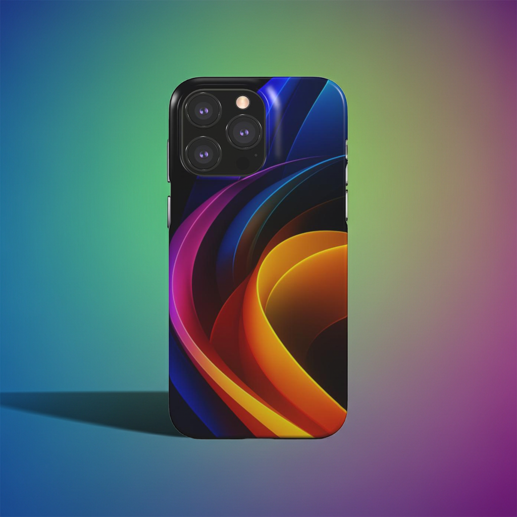 Husă Snap Huawei P40 / P40 Pro Plus cu design abstract colorat, vedere spate
