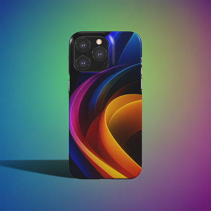 Husă Snap Huawei P40 / P40 Pro Plus cu design abstract colorat, vedere spate