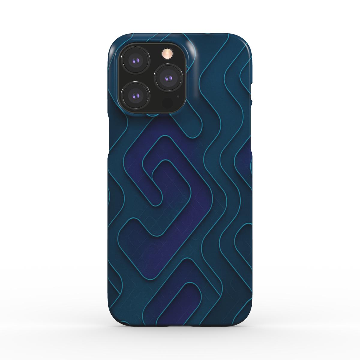Husă Snap Tech Huawei P40, vedere spate, design digital BebeTech Pattern