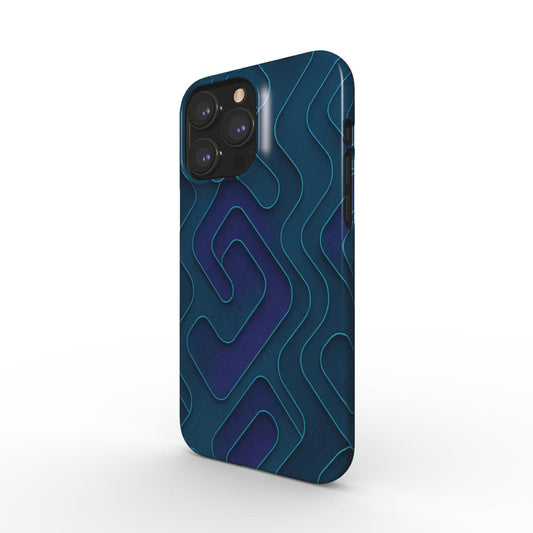 Husă Snap Tech Huawei P40, vedere față, design digital BebeTech Pattern