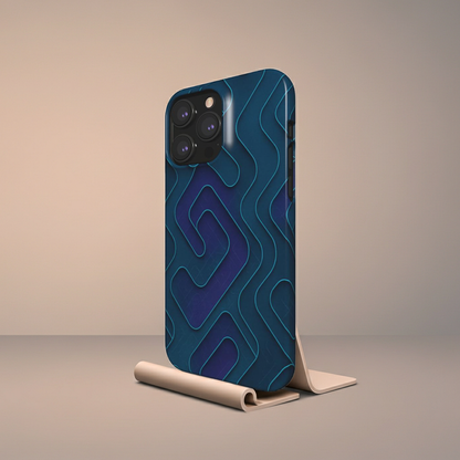Husă Snap Tech Huawei P40, vedere față, design digital BebeTech Pattern