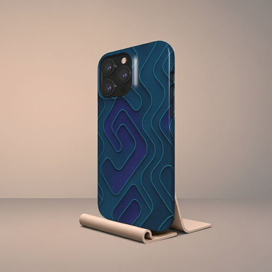 Husă Snap Tech Huawei P40, vedere față, design digital BebeTech Pattern