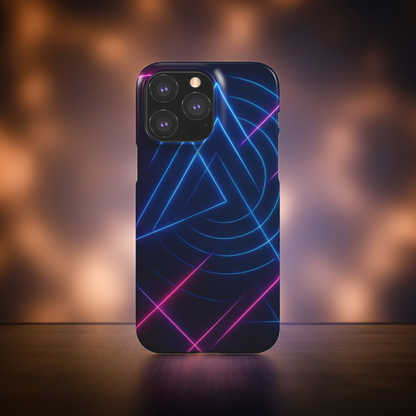 Husă Tech Huawei P30 Pro, vedere spate, model geometric albastru pe fundal alb