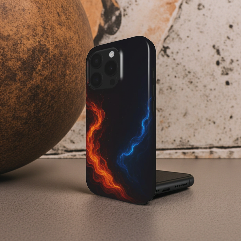 Husă tough OnePlus 11 Bebetech – vedere laterală cu design energetic dual