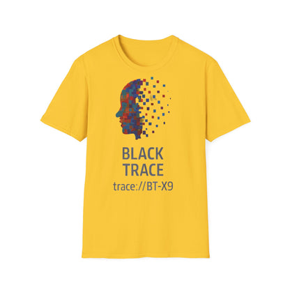 Tricou unisex galben daisy din bumbac 100% cu design față digitală scattered